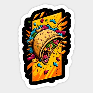 Tacos Addict Sticker